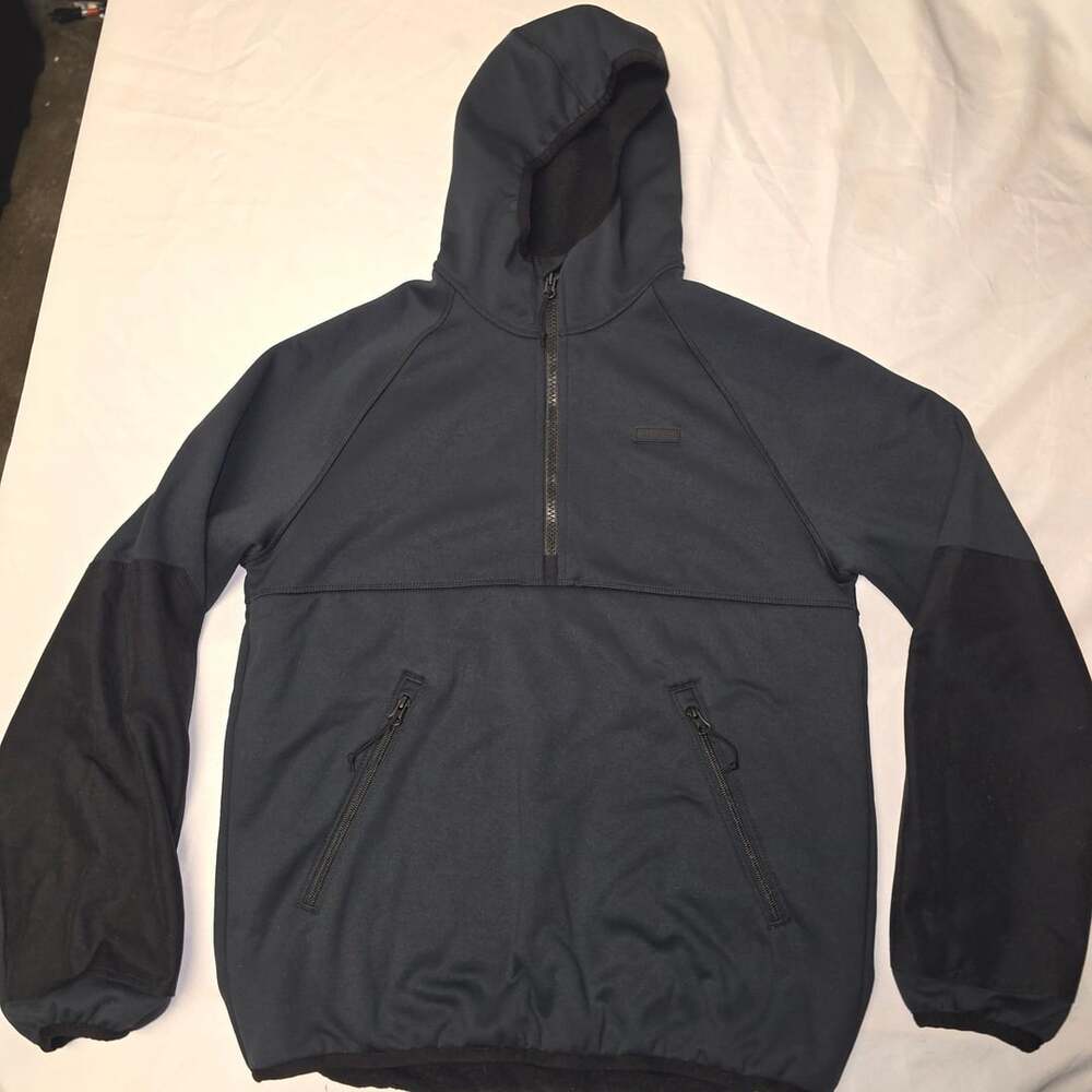 Filson Granite Spire Fleece Pullover Hoodie Size XS Black Jacket